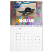 Skaterboarder Slang benutzerdefinierbar Kalender (Feb 2026)