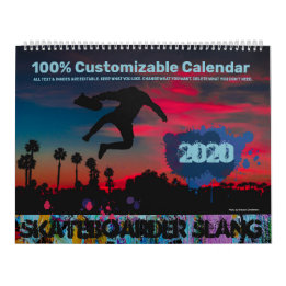 Skaterboarder Slang benutzerdefinierbar Kalender
