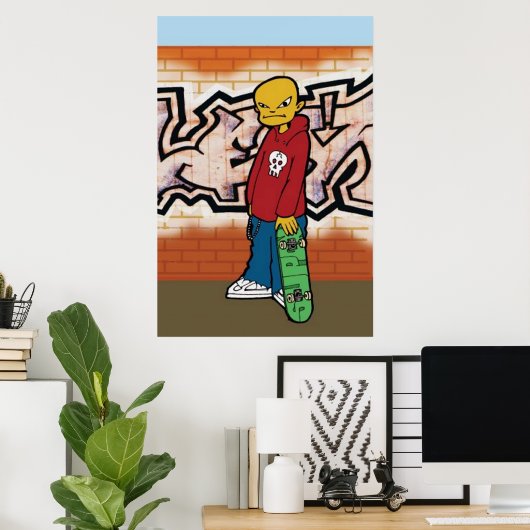 Skaters Alley Poster (Heimbüro)