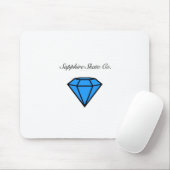 Skatesaphir-Mausunterlage Mousepad (Mit Mouse)