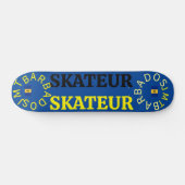 SKATEUR 7 3/4" Skateboard Deck (Horizontal)