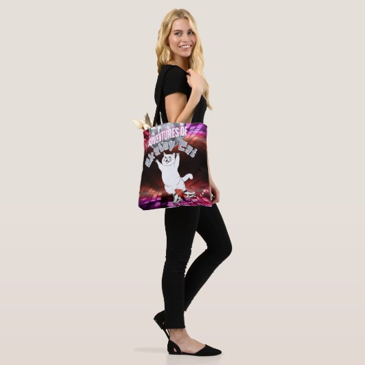 Skatey Cat Tote Bag Tasche (Am Model)