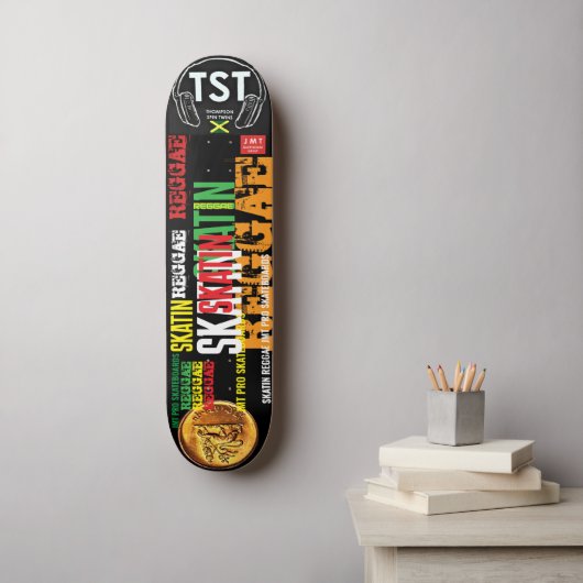 SKATIN REGGAE JMT Skateboard (Wandkunst)
