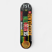 SKATIN REGGAE JMT Skateboard (Vorderseite)