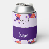 Skating ice hockey player pattern dosenkühler (Kanne Rückseite)