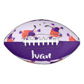 Skating ice hockey player pattern football (Vorderseite)