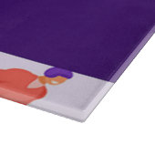 Skating ice hockey player pattern schneidebrett (Ecke)