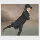 Skating on Duddingston Loch by Henry Raeburn Geschenkpapier (Flach)