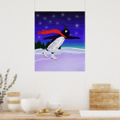 Skating Penguin Poster (Küche)
