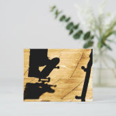 Skating Postkarte (Stehend Vorderseite)