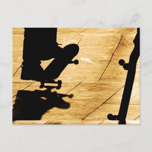Skating Postkarte (Vorderseite)