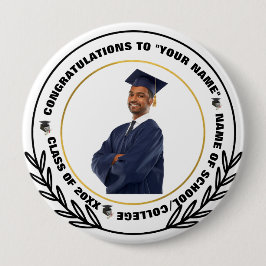 Skaymarts | Abschluss Foto Glückwunsch Feiern Button