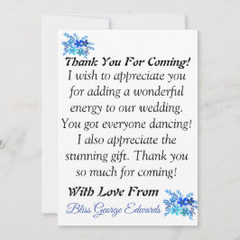 Skaymarts | Atemberaubend Vielen Dank für Ihr Komm Dankeskarte