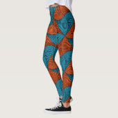 SKAYMARTS | Blue Pattern African Ankara Leggings (Links)
