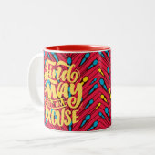SKAYMARTS | Calligraphic African Wax Design Tasse (Vorderseite Links)