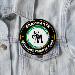 Skaymarts Company Custom Business Corporate Logo Button