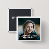 Skaymarts | Custom Foto Glückwunsch Grad Klasse 20 Button (Vorne & Hinten)