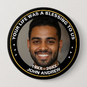 Skaymarts | Dein Leben war für uns ein Segen Button (Vorderseite)