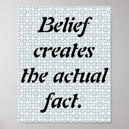 Skaymarts | Der Glaube kreiert das tatsächliche Po Poster