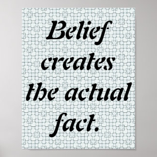 Skaymarts | Der Glaube kreiert das tatsächliche Po Poster