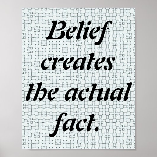 Skaymarts | Der Glaube kreiert das tatsächliche Po Poster (Vorne)