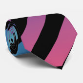 Skaymarts Design Black Blue Color Neck Tie Krawatte (Gerollt)