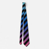 Skaymarts Design Black Blue Color Neck Tie Krawatte (Rückseite)