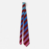 Skaymarts Design Blue Maroon Red Color Neck Tie Krawatte (Rückseite)