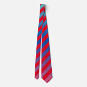 Skaymarts Design Blue Red Color Neck Tie Krawatte (Rückseite)