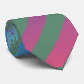 Skaymarts Design Green Blue Color Neck Tie Krawatte (Gerollt)