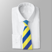 Skaymarts Design Yellow Blue Color Neck Tie Krawatte (Gebunden)