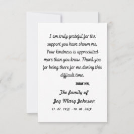 Skaymarts | Einfach schwierige Zeit Vielen Dank Hi Dankeskarte