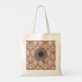 SKAYMARTS | Einzigartiger floraler Boho Tote Tasch Tragetasche (Rückseite)