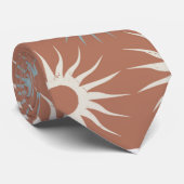 Skaymarts | Elegant Brown White Office Führungskra Krawatte (Gerollt)