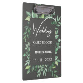 Skaymarts | Elegant Floral Wedding Guest Klemmbrett (Rechts)