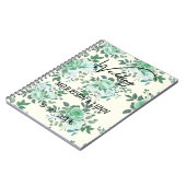 Skaymarts | Elegant Greenerity Wedding Guest Notizblock (Linke Seite)