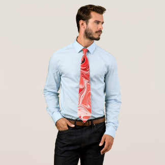 Skaymarts | Elegant modern Red White Simple Krawatte