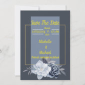 Skaymarts | Elegante Save the Date-Karte der Rose Date (Vorderseite)