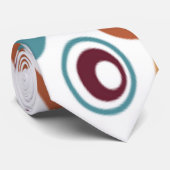 Skaymarts | Elegantes Blue Brown and White Office Krawatte (Gerollt)