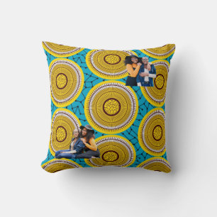 SKAYMARTS Foto African Prints Throw Kissen
