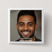 Skaymarts | Foto Glückwunsch Grad Custom Class 20X Button (Vorderseite)