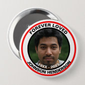 Skaymarts | Für immer von jedem Beerdigung geliebt Button (Vorne & Hinten)