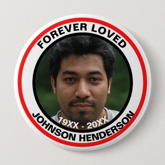 Skaymarts | Für immer von jedem Beerdigung geliebt Button (Vorderseite)