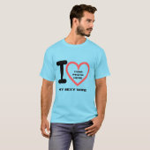 SKAYMARTS | I Liebe My Sexy Ehefrau Foto T - Shirt (Vorne ganz)