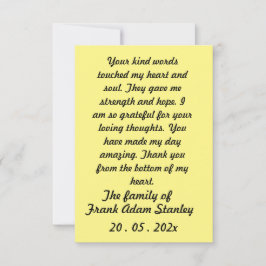 Skaymarts | Kalligrafische Hoffnung Dankeschön Kar Dankeskarte