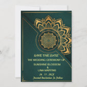 Skaymarts | Mandala Calligraphic Script Rette das Save The Date (Vorderseite)