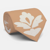 Skaymarts | Modernes White Brown Office Niedlich Krawatte (Gerollt)