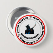 Skaymarts | Ring Circle Abschluss Celebration Button (Vorne & Hinten)