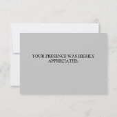 Skaymarts | Special Abschluss Dankeschön Karte (Rückseite)