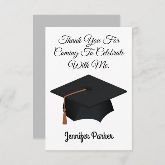 Skaymarts | Special Abschluss Dankeschön Karte (Vorne/Hinten)